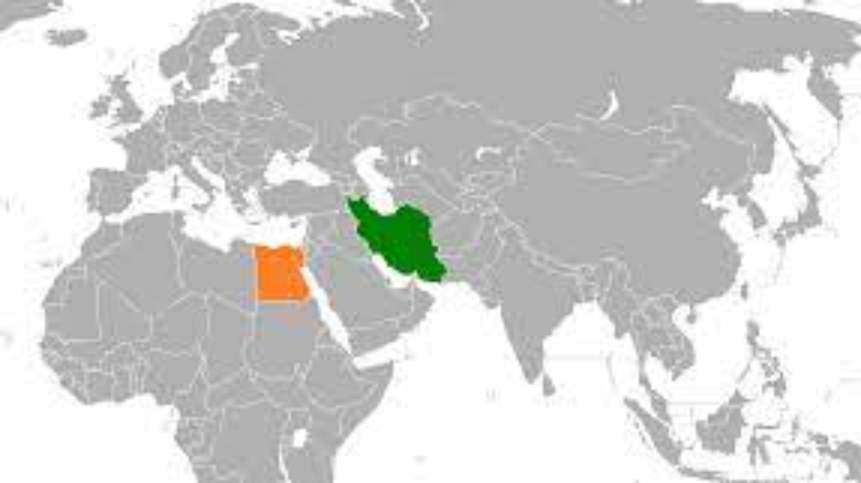 دو کشور ایران و مصر بر نقشقه‌ی خاورمیانه